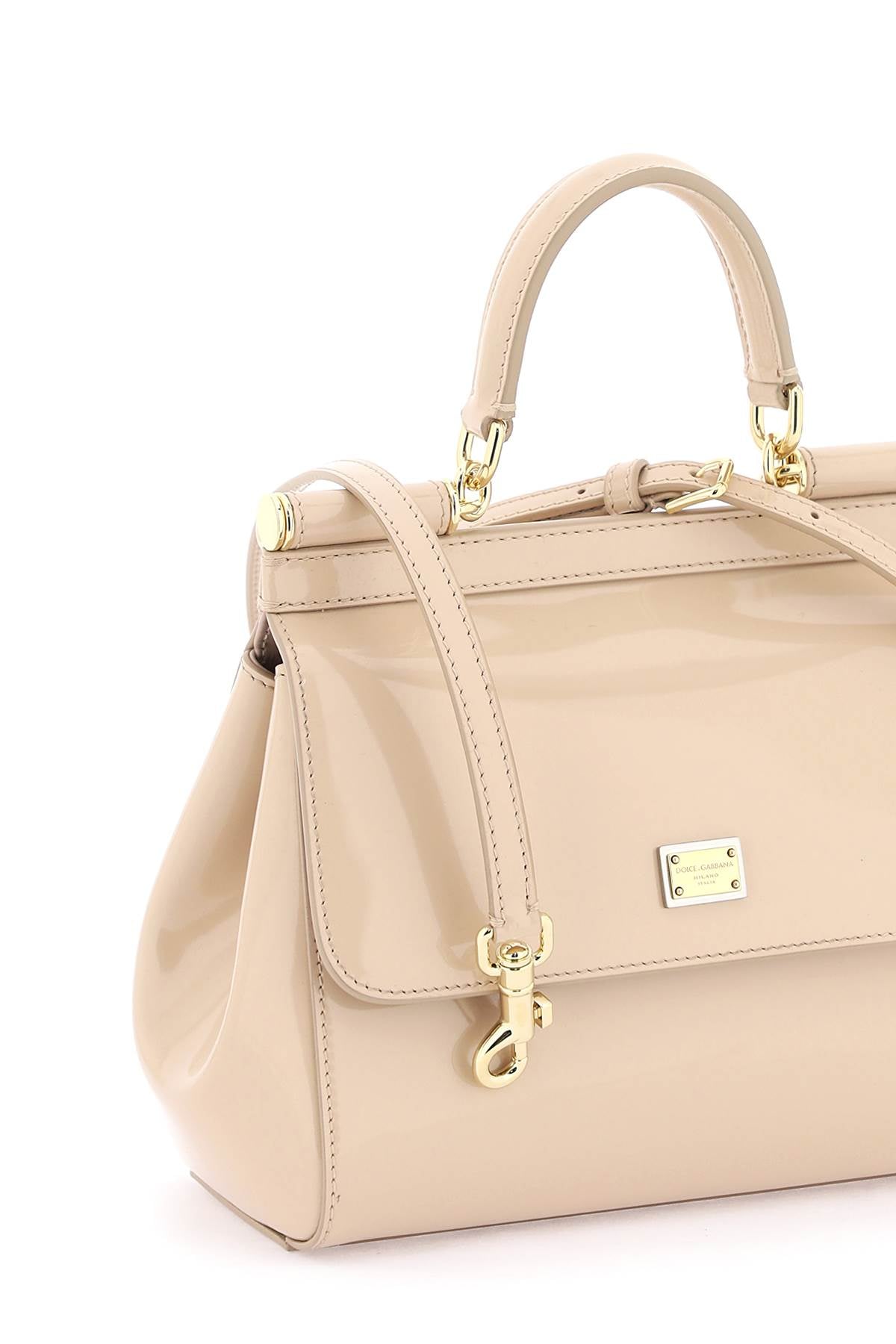 Dolce & Gabbana Dolce & gabbana patent leather 'sicily' handbag