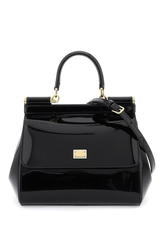 Dolce & Gabbana Dolce & gabbana patent leather 'sicily' handbag