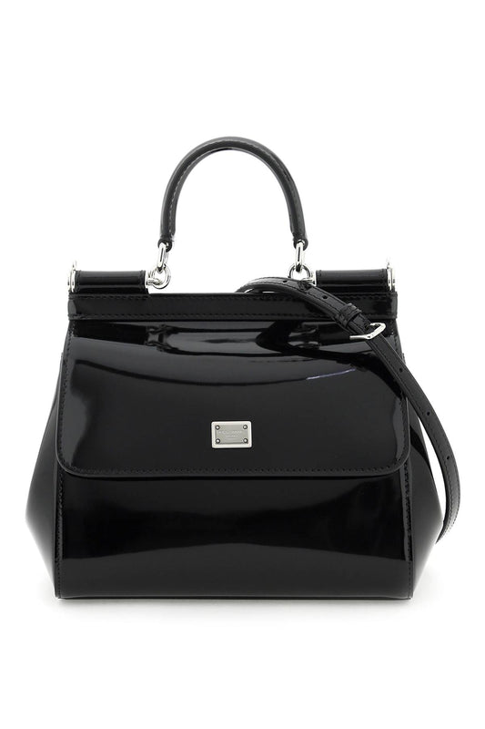 Dolce & Gabbana Dolce & gabbana patent leather 'sicily' handbag