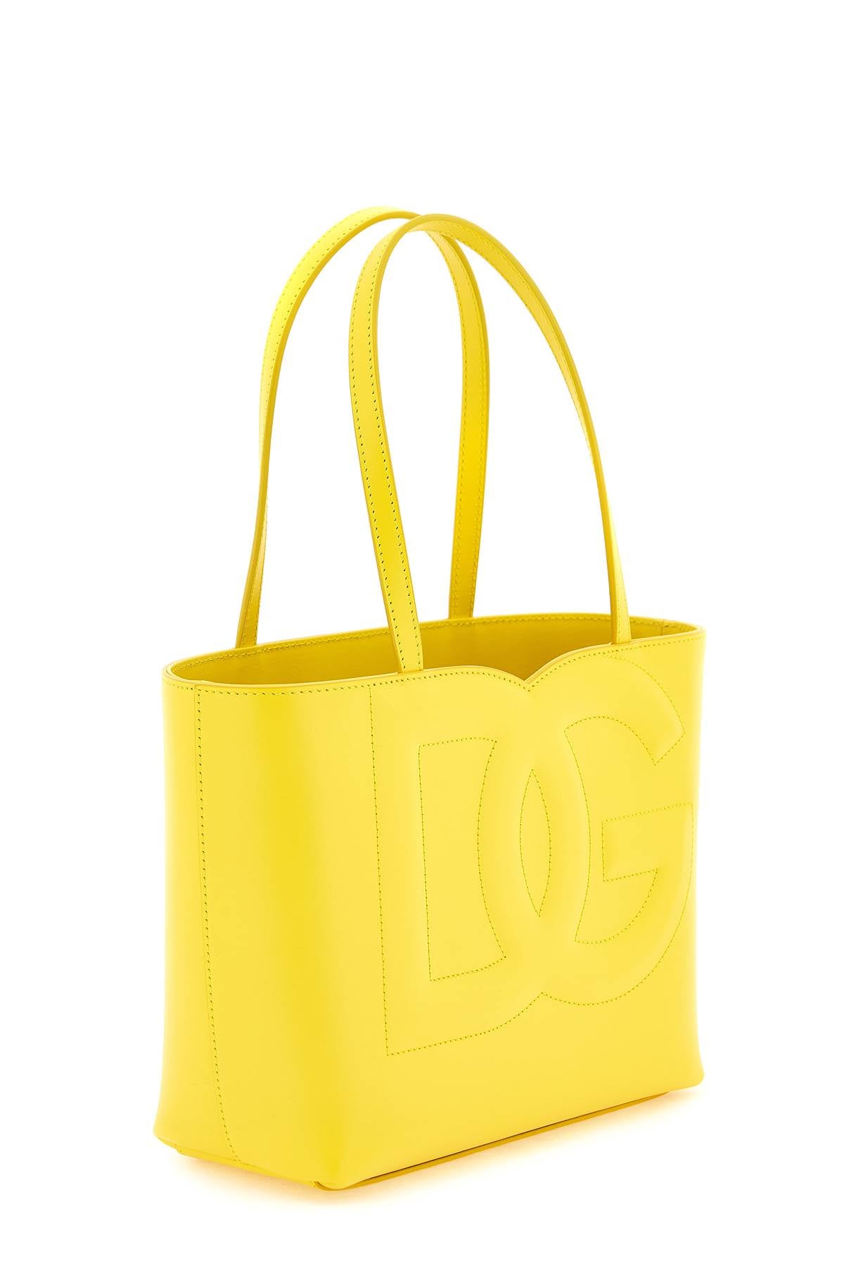 Dolce & Gabbana Dolce & gabbana leather tote bag with logo