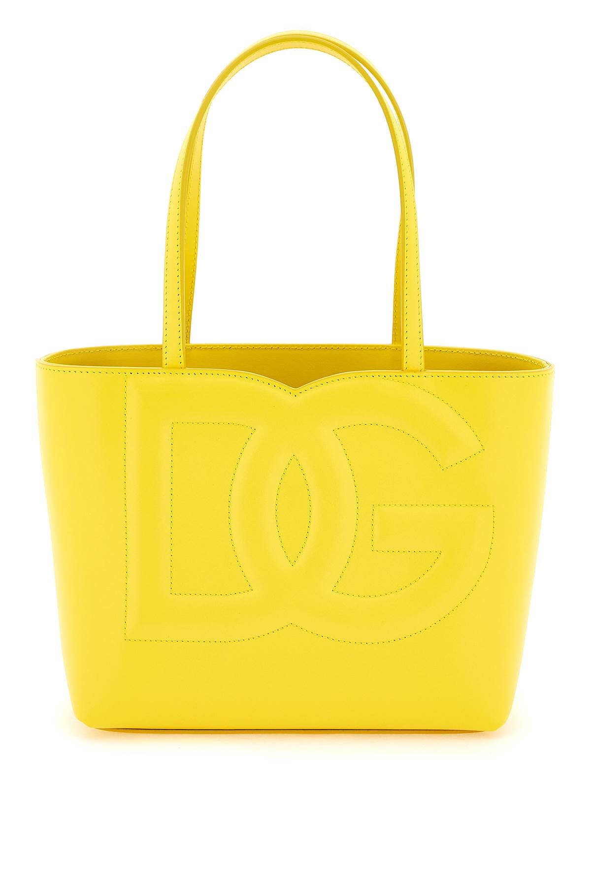 Dolce & Gabbana Dolce & gabbana leather tote bag with logo