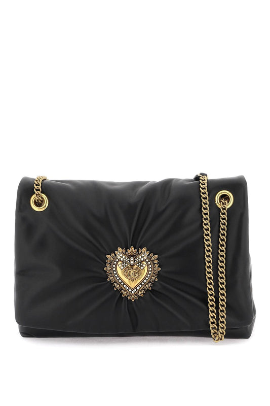 Dolce & Gabbana Dolce & gabbana devotion large shoulder bag in nappa leather