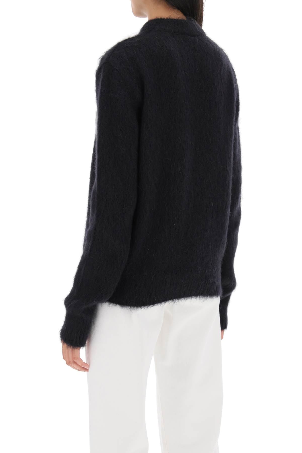 Balmain Balmain brushed-yarn sweater with logo