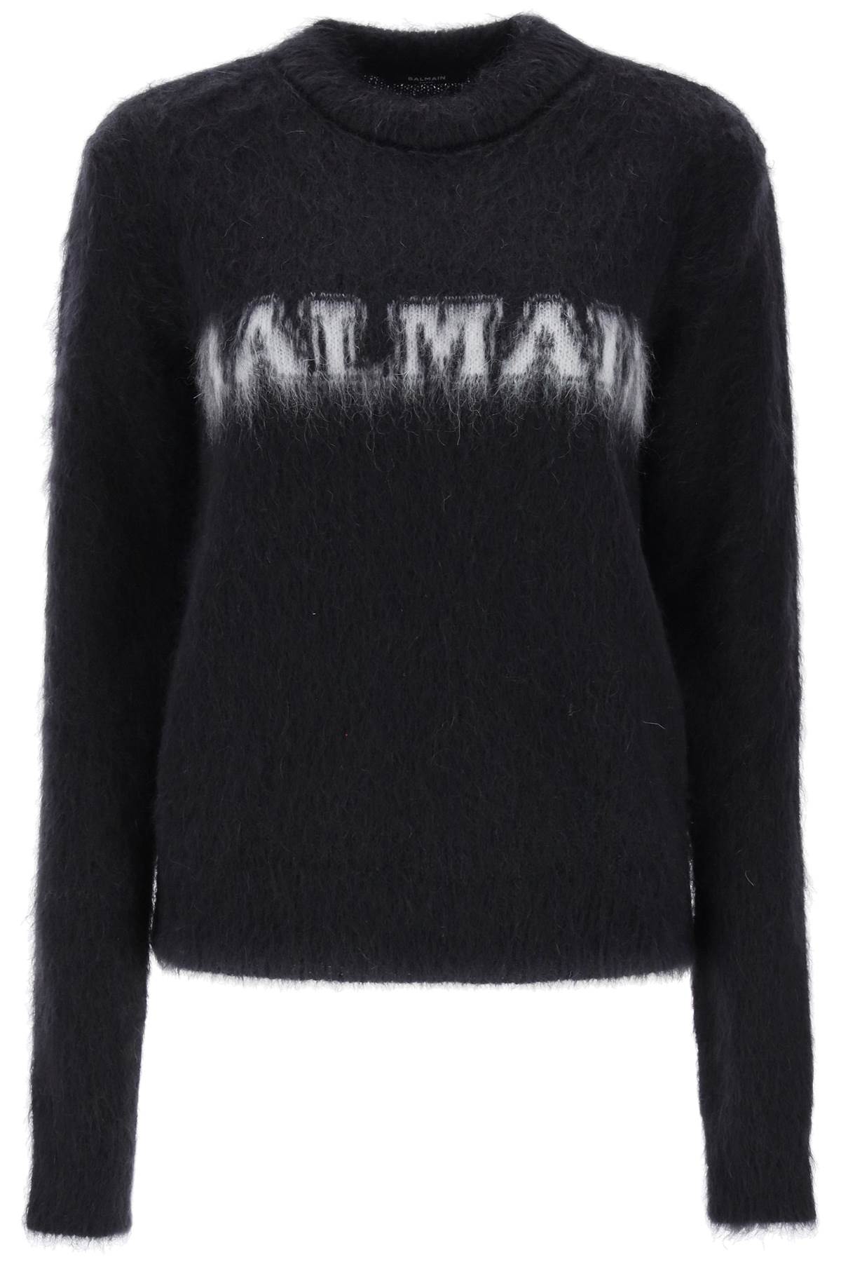 Balmain Balmain brushed-yarn sweater with logo