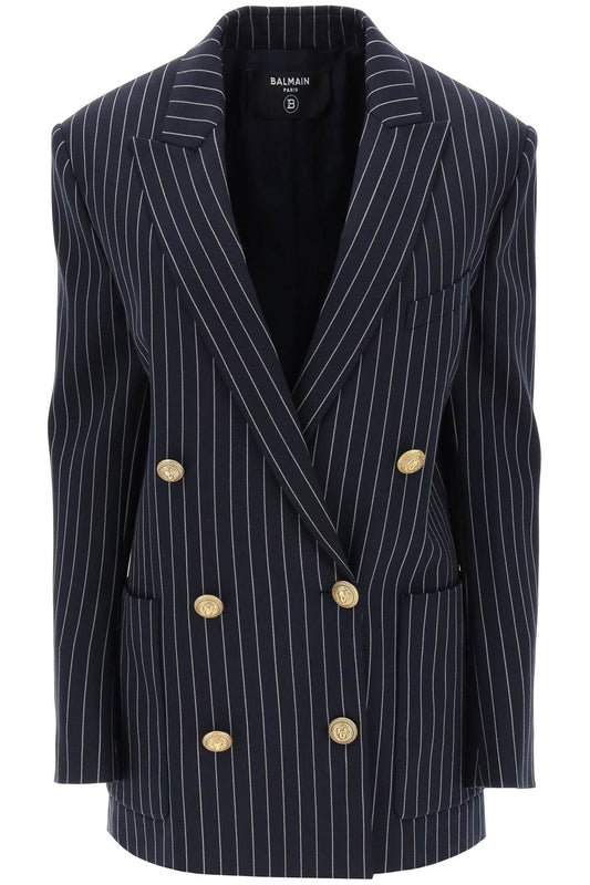 Balmain Balmain pinstriped double-breasted blazer