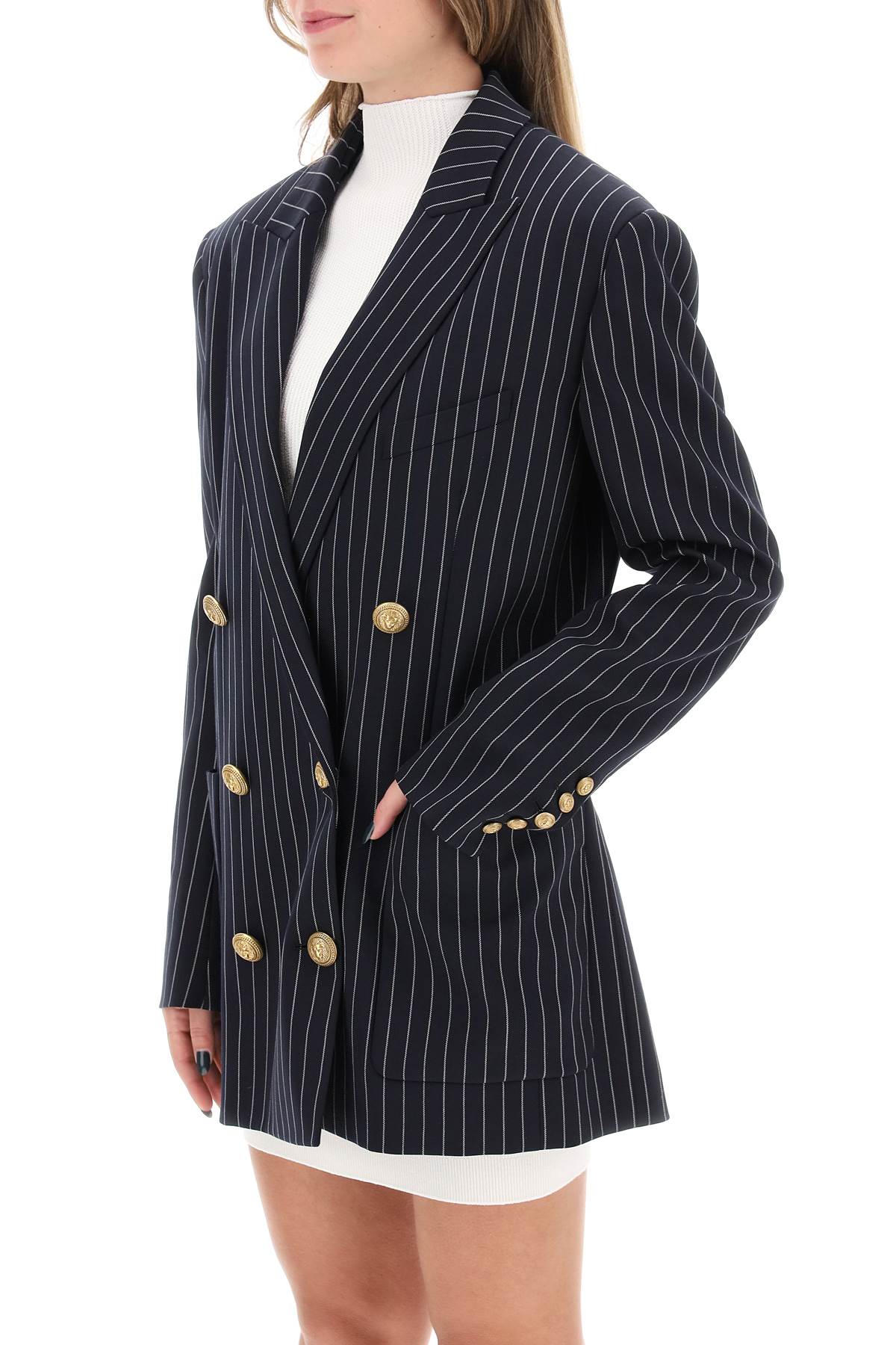 Balmain Balmain pinstriped double-breasted blazer