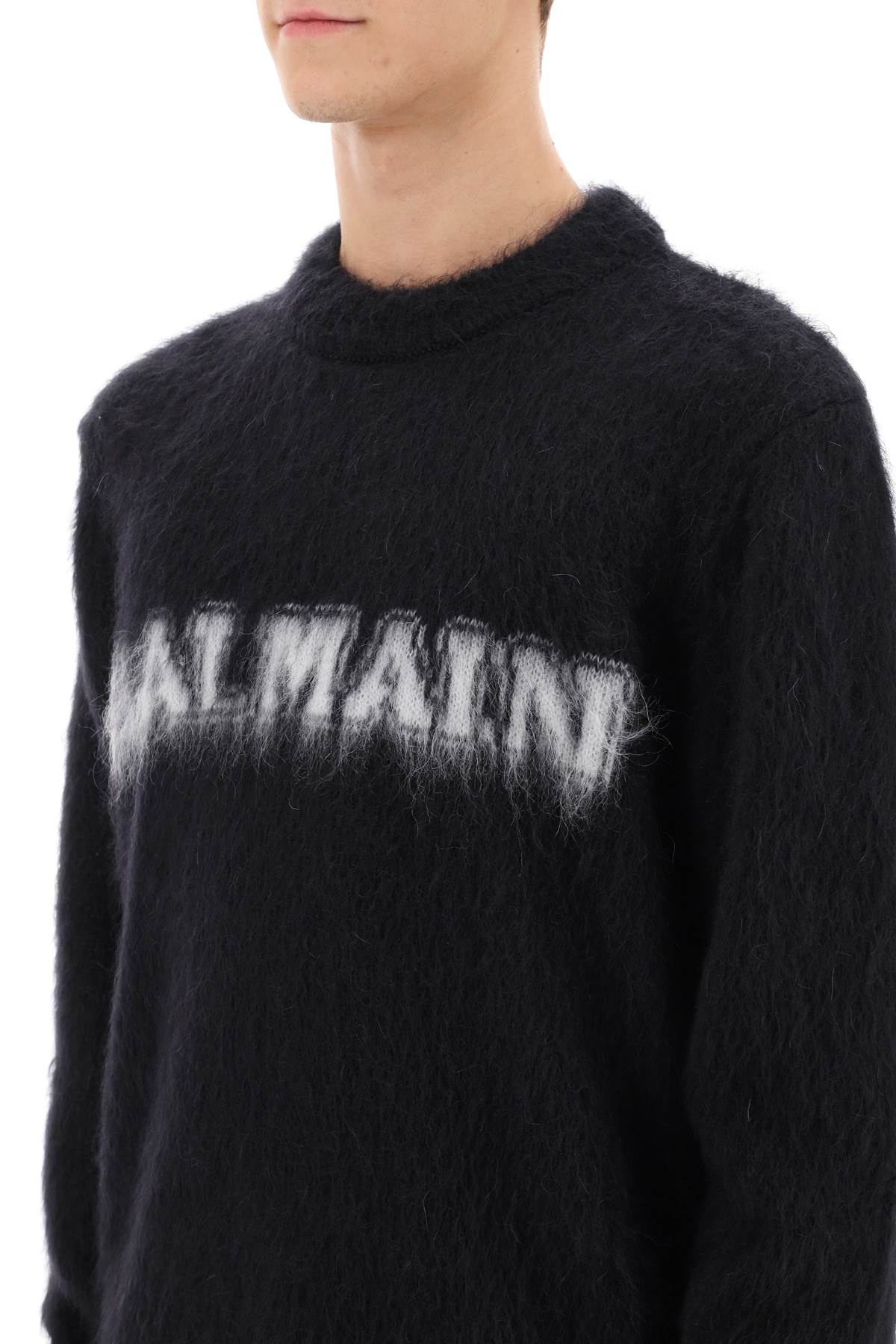 Balmain Balmain retro pullover in brushed mohair