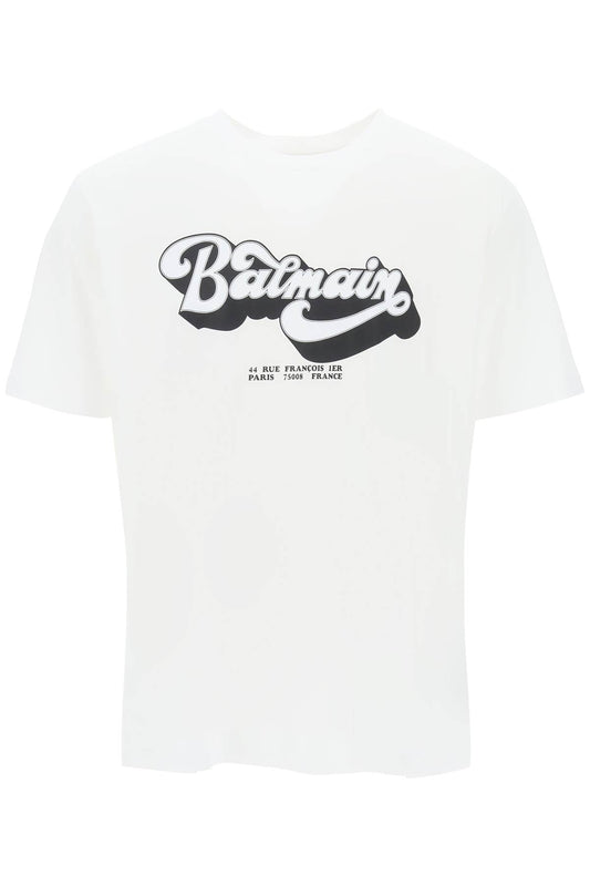 Balmain Balmain t-shirt with 'balmain 70's' retro print