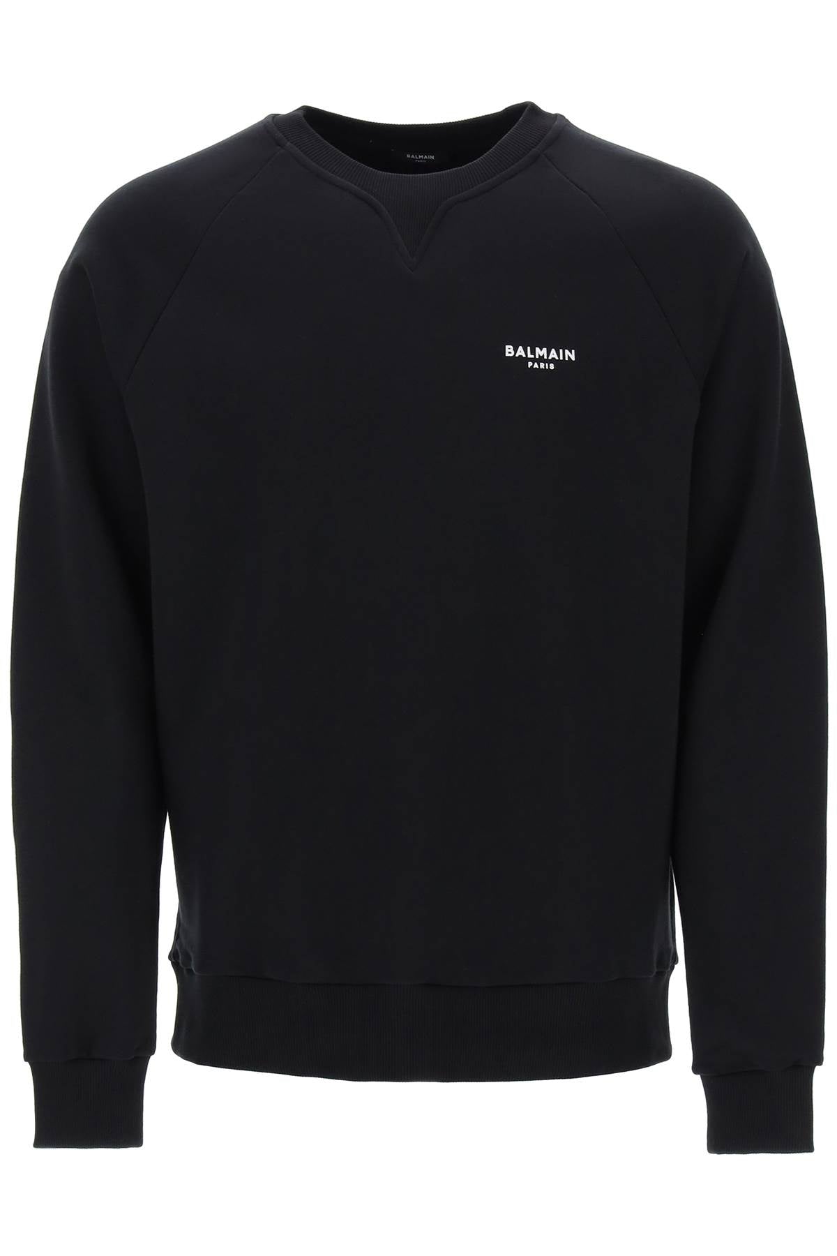 Balmain Balmain crew-neck sweatshirt with flocked logo