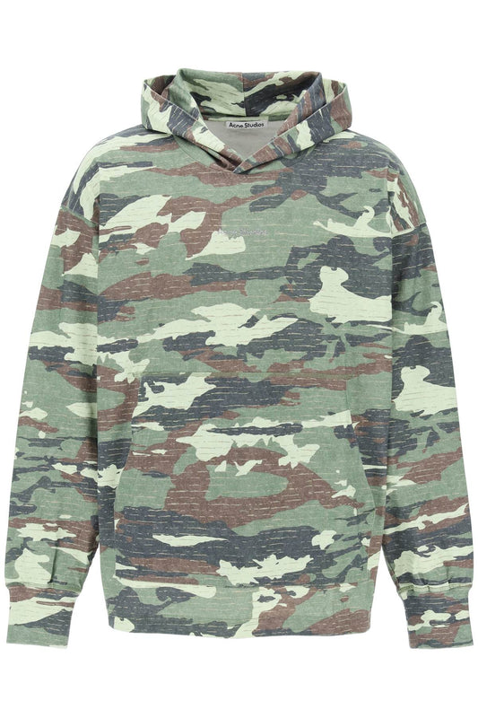 Acne Studios Acne studios felpa camouflage con cappuccio