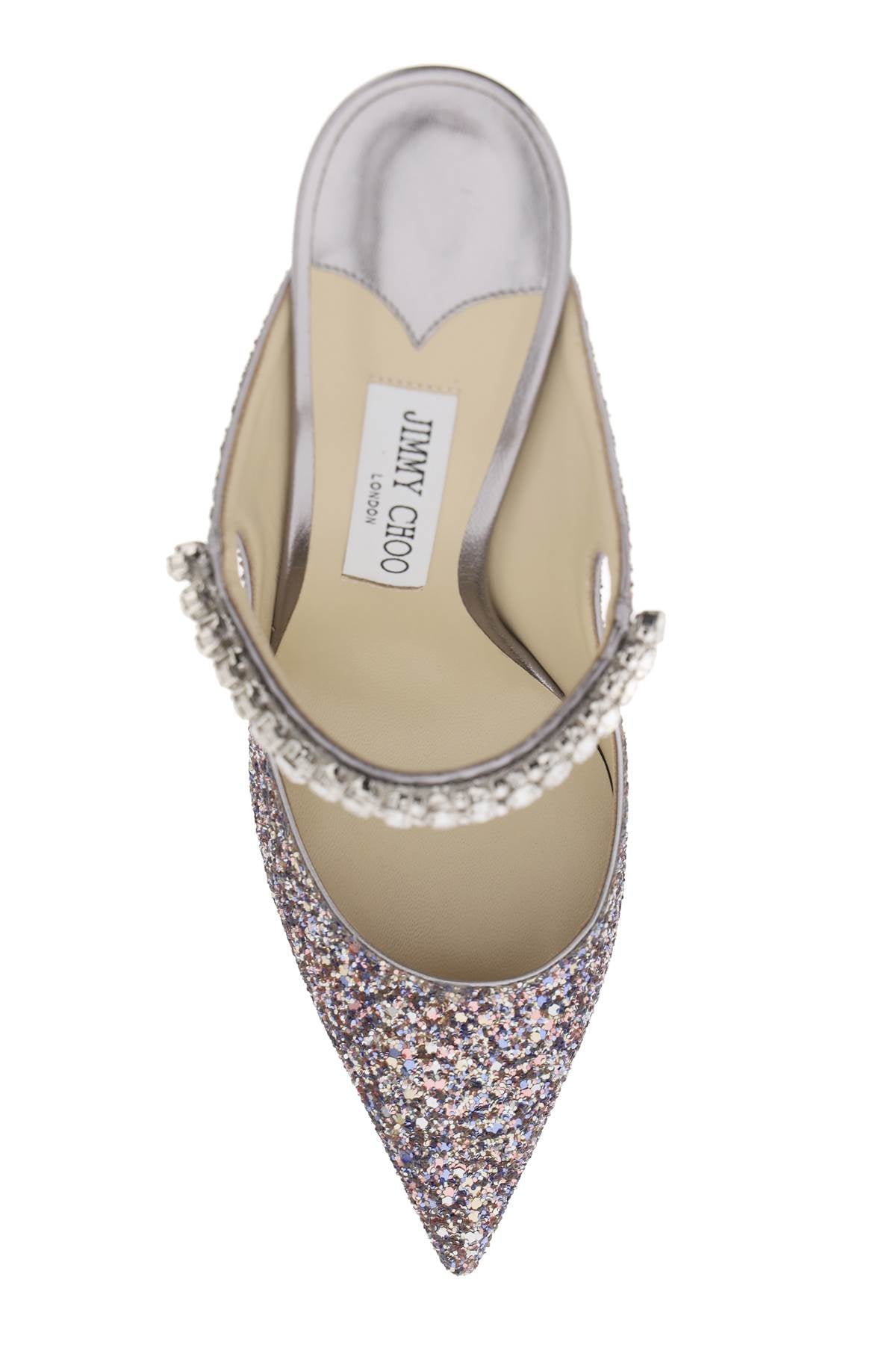 Jimmy Choo Jimmy choo bing 100 glitter mules