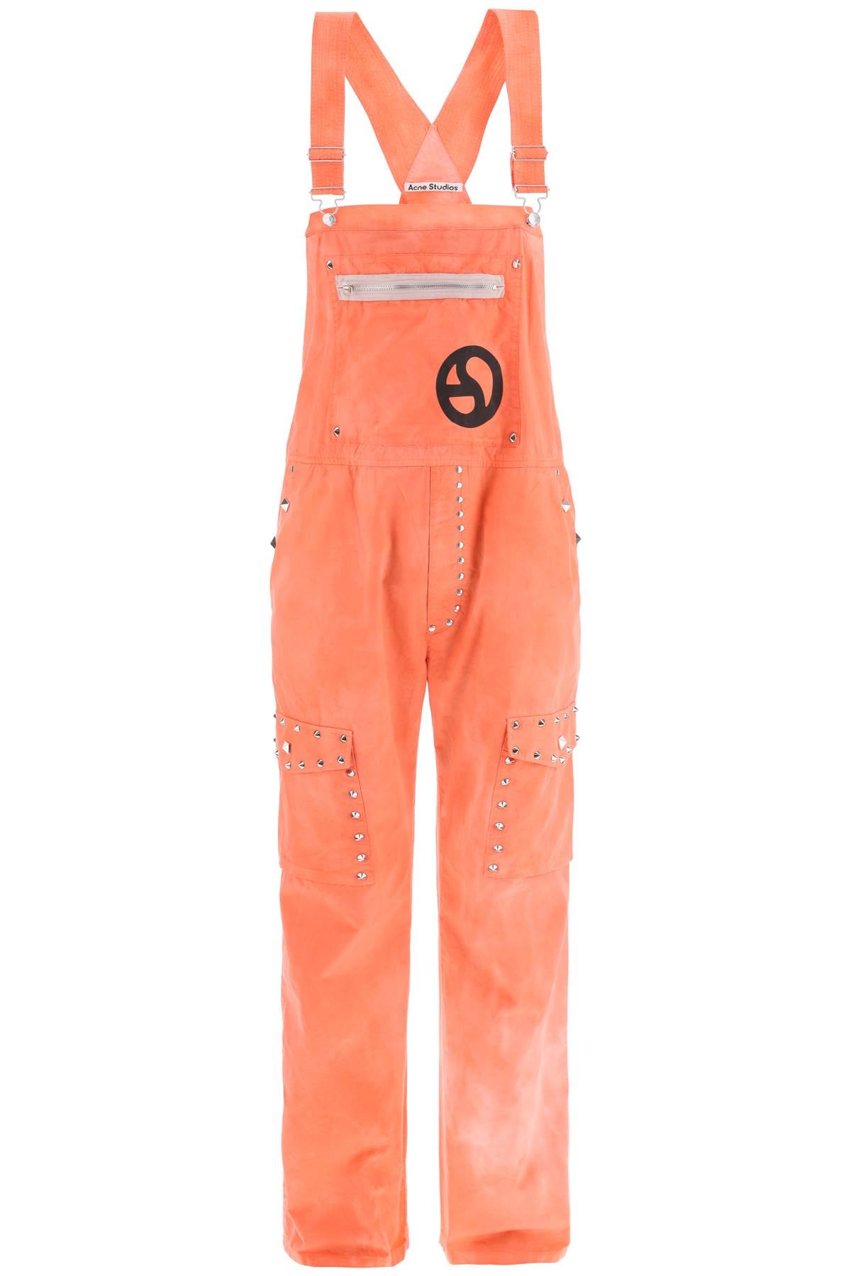 Acne Studios Acne studios cotton overalls with studs