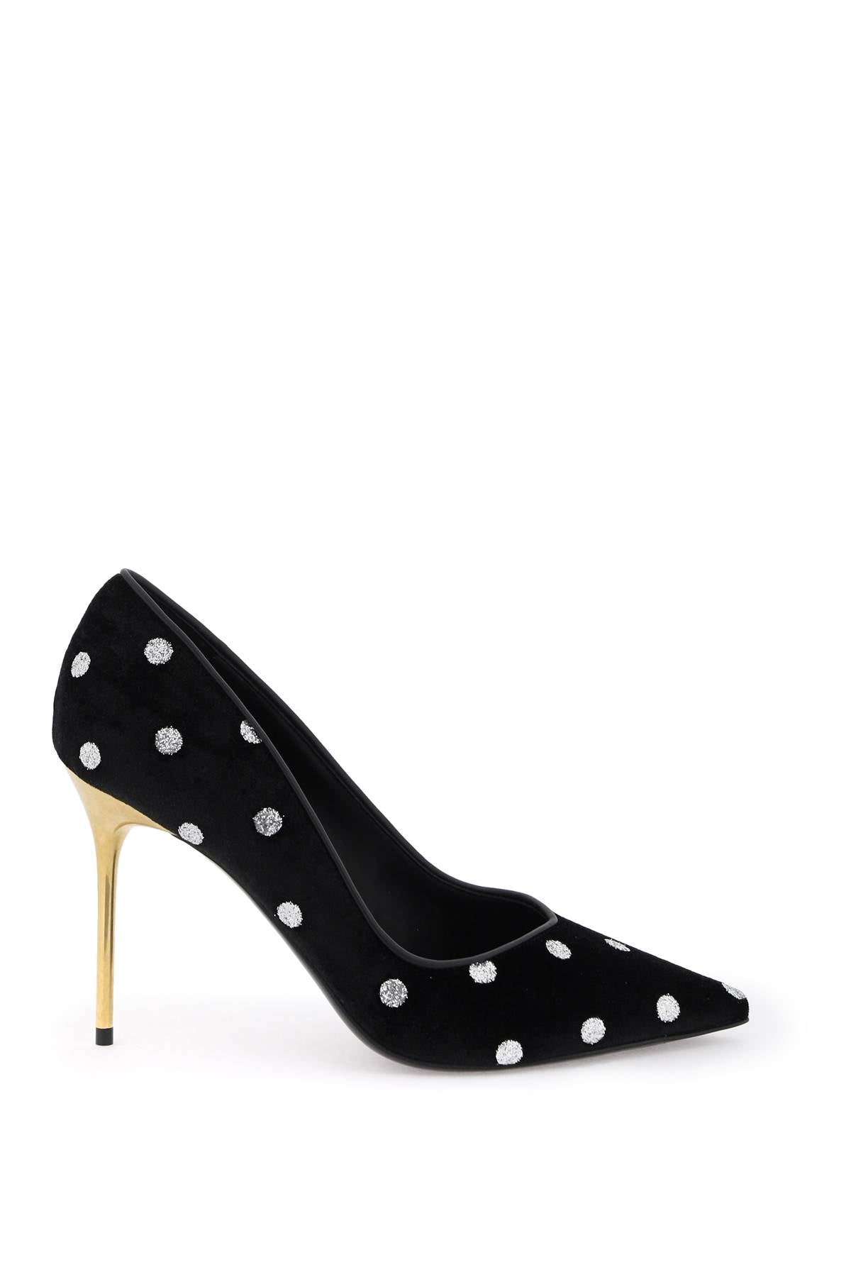 Balmain Balmain polka dot velvet pumps