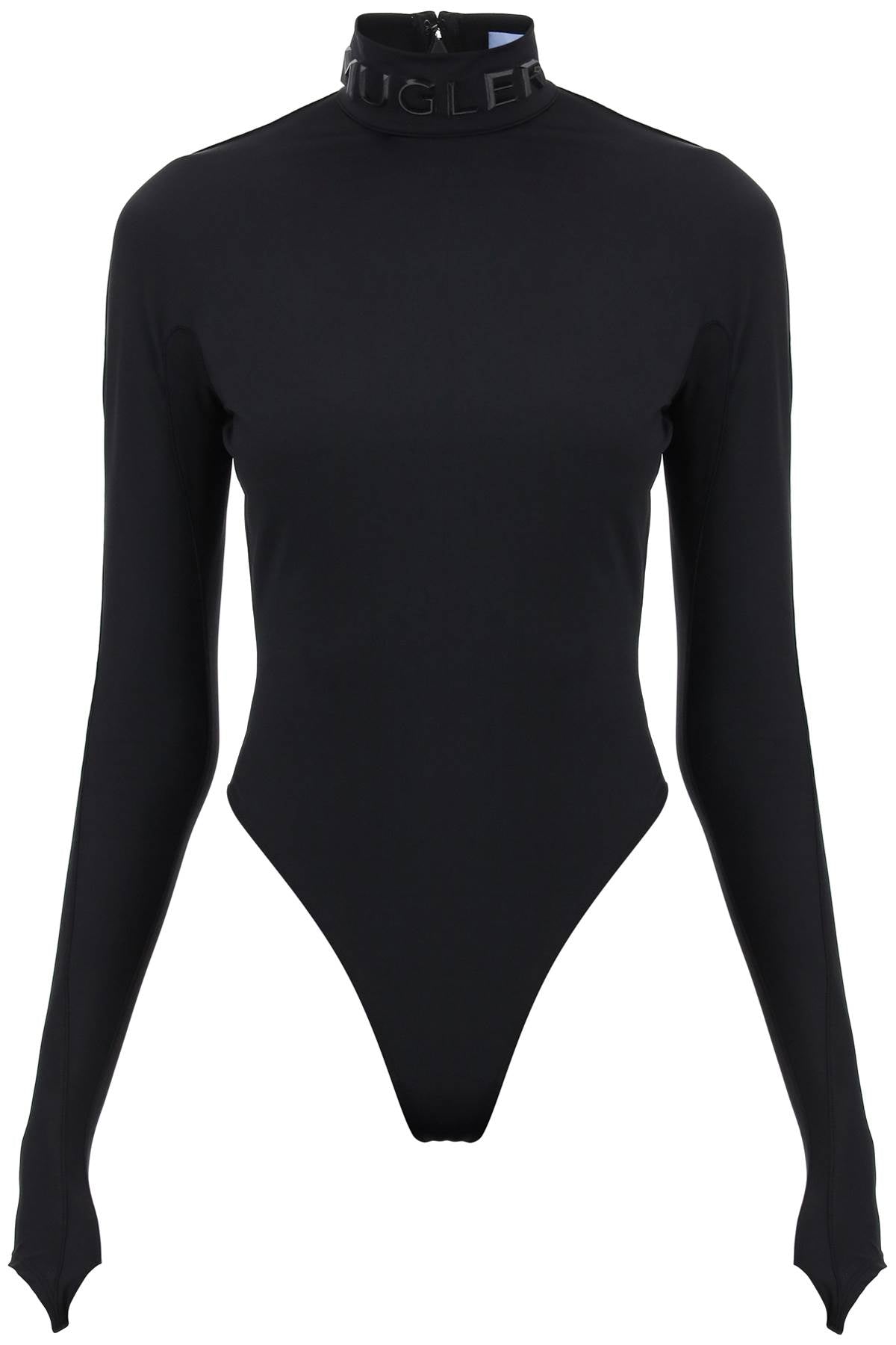 Mugler Mugler bodysuit with stand collar