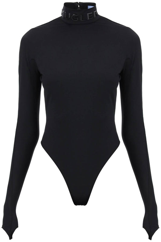 Mugler Mugler bodysuit with stand collar