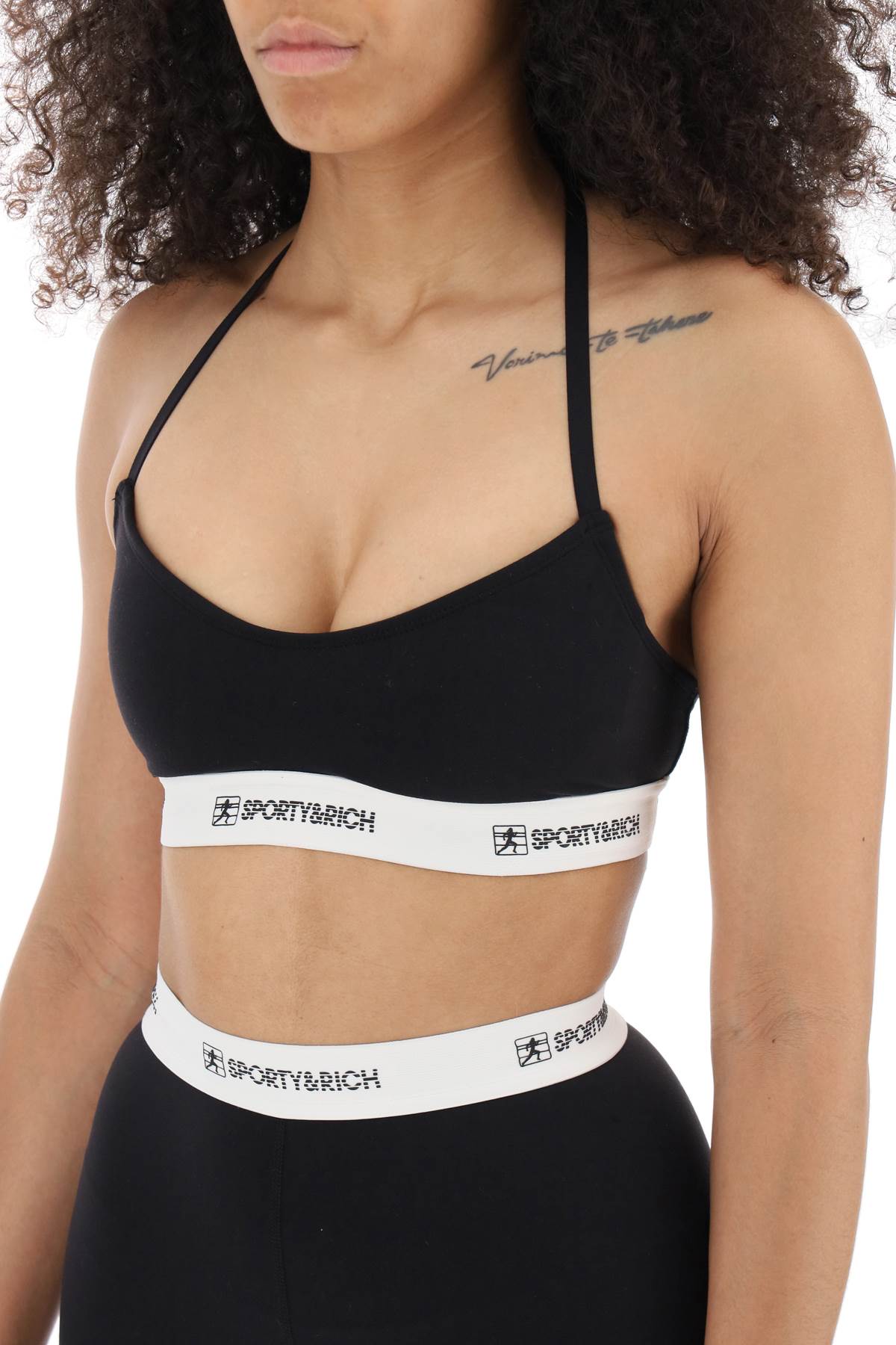 Sporty & Rich Sporty rich sports bra with logo band