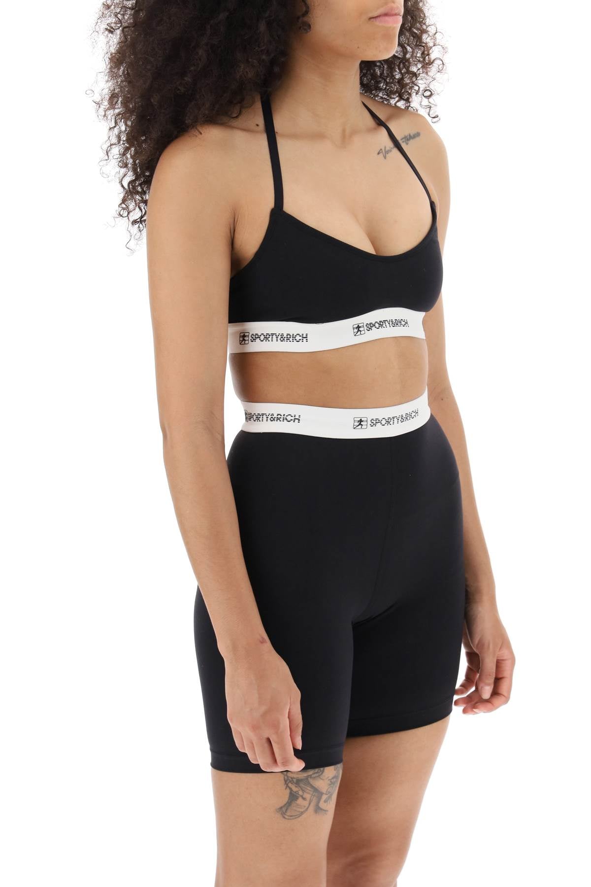 Sporty & Rich Sporty rich sports bra with logo band