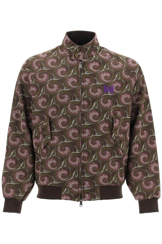 Baracuta X Needles Baracuta x needles harrington track jacket in jacquard jersey