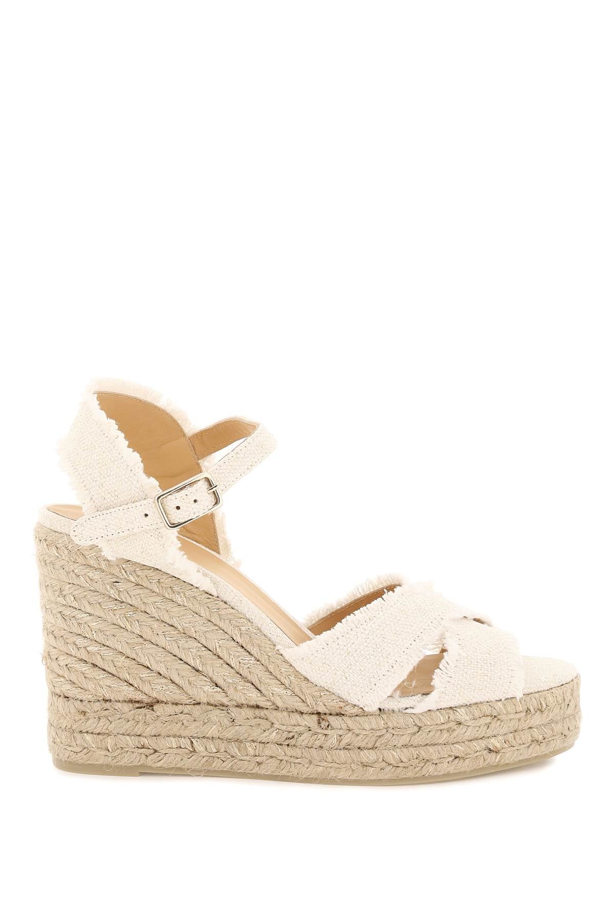 Castañer Castaner lurex bromelia wedge sandals