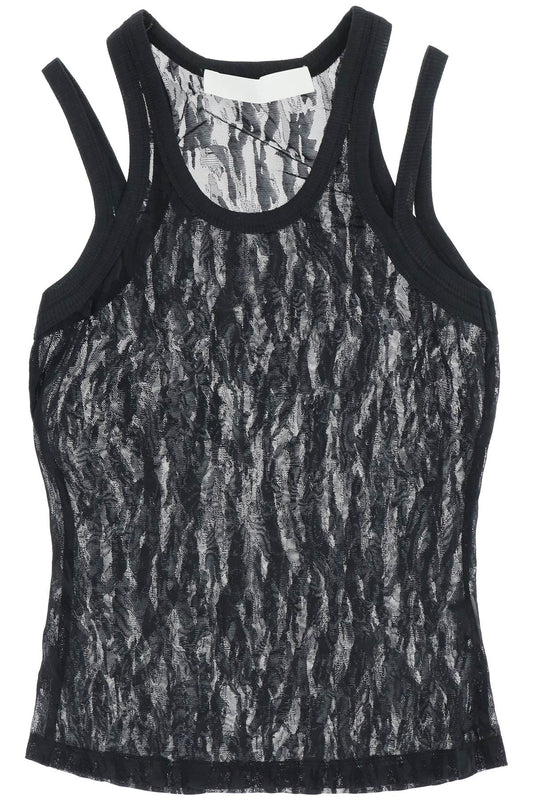 Dion Lee Dion lee camouflage mesh tank top