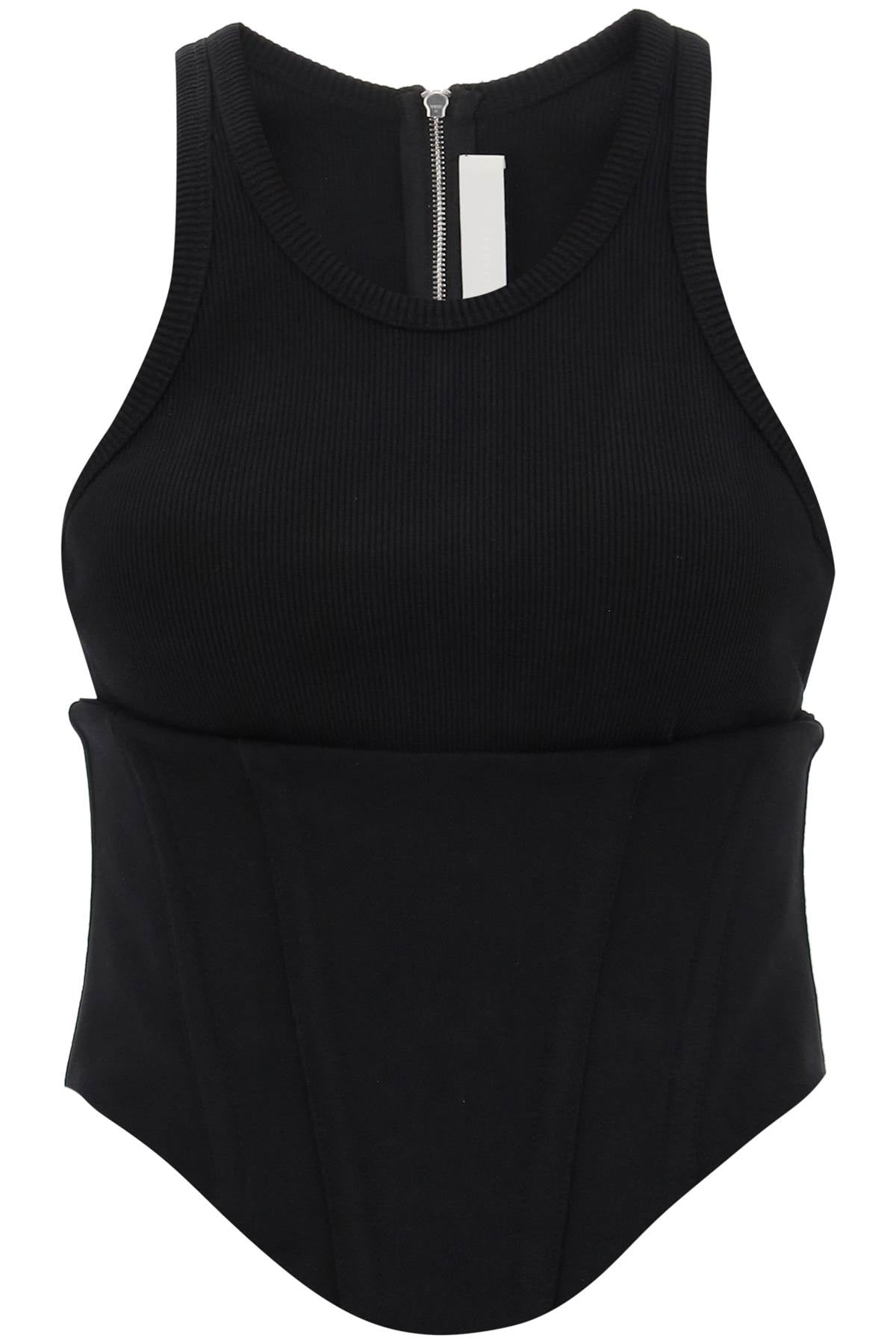 Dion Lee Dion lee tank top with underbust corset