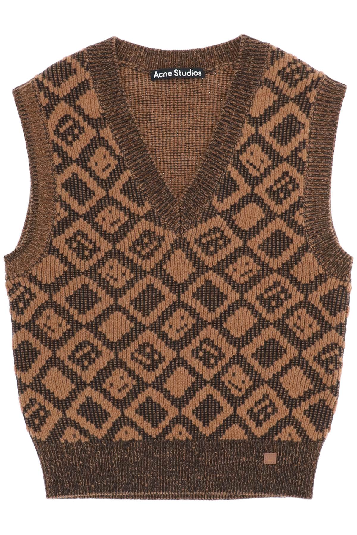 Acne Studios Acne studios face tiles vest