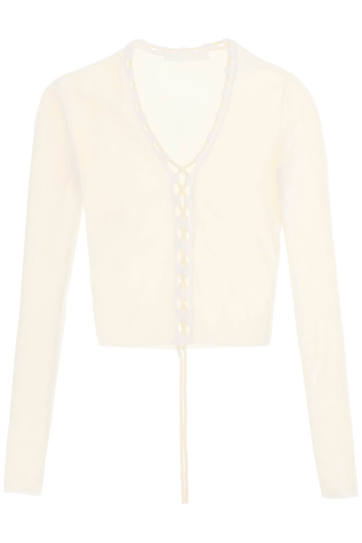 Dion Lee Dion lee lace-up cardigan