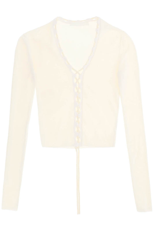 Dion Lee Dion lee lace-up cardigan