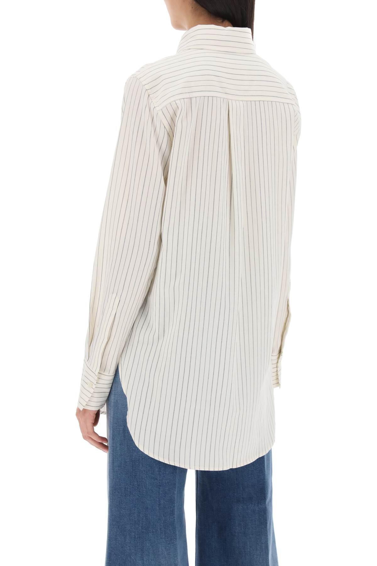 Closed Closed striped cotton-wool shirt