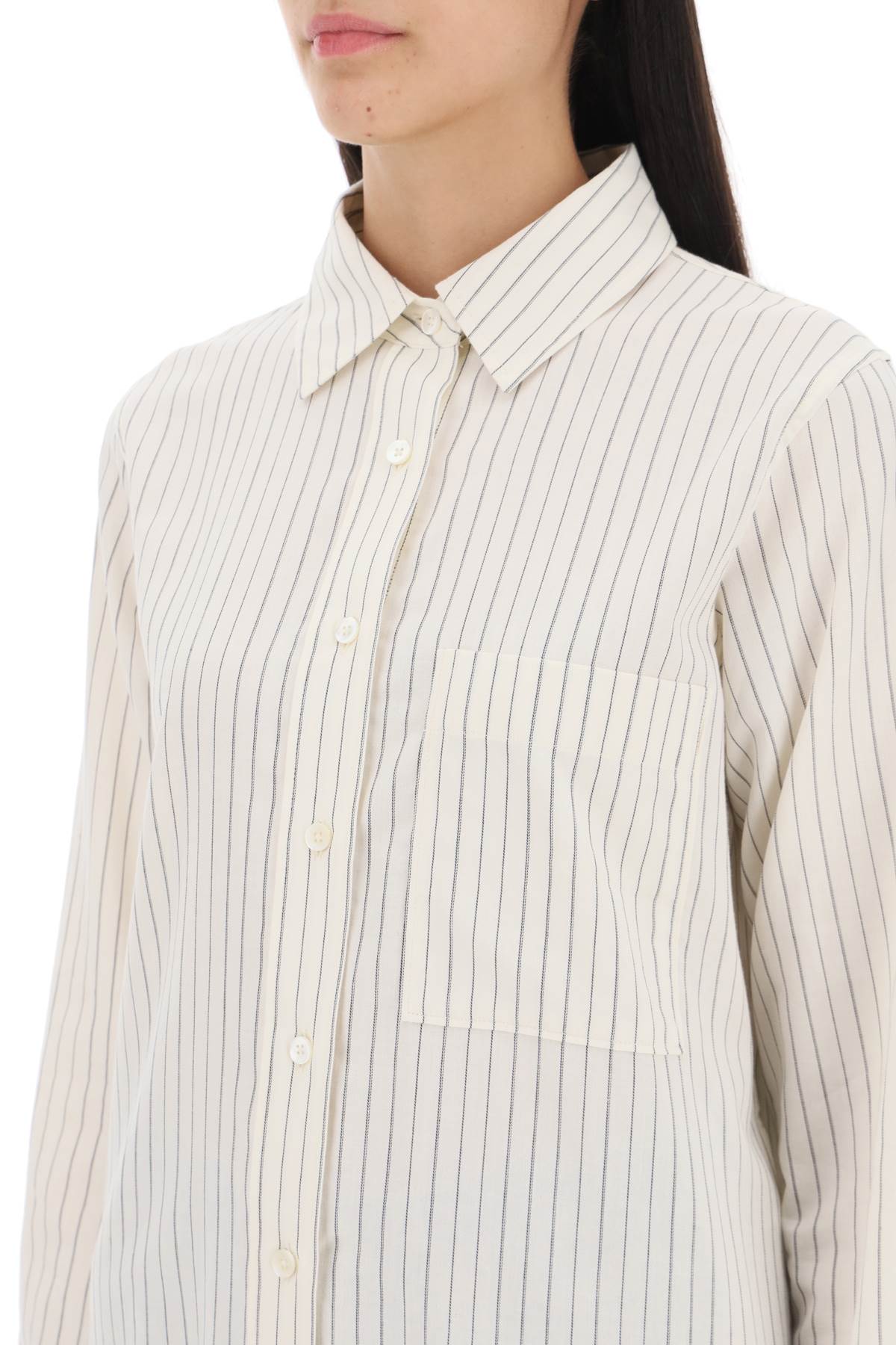 Closed Closed striped cotton-wool shirt