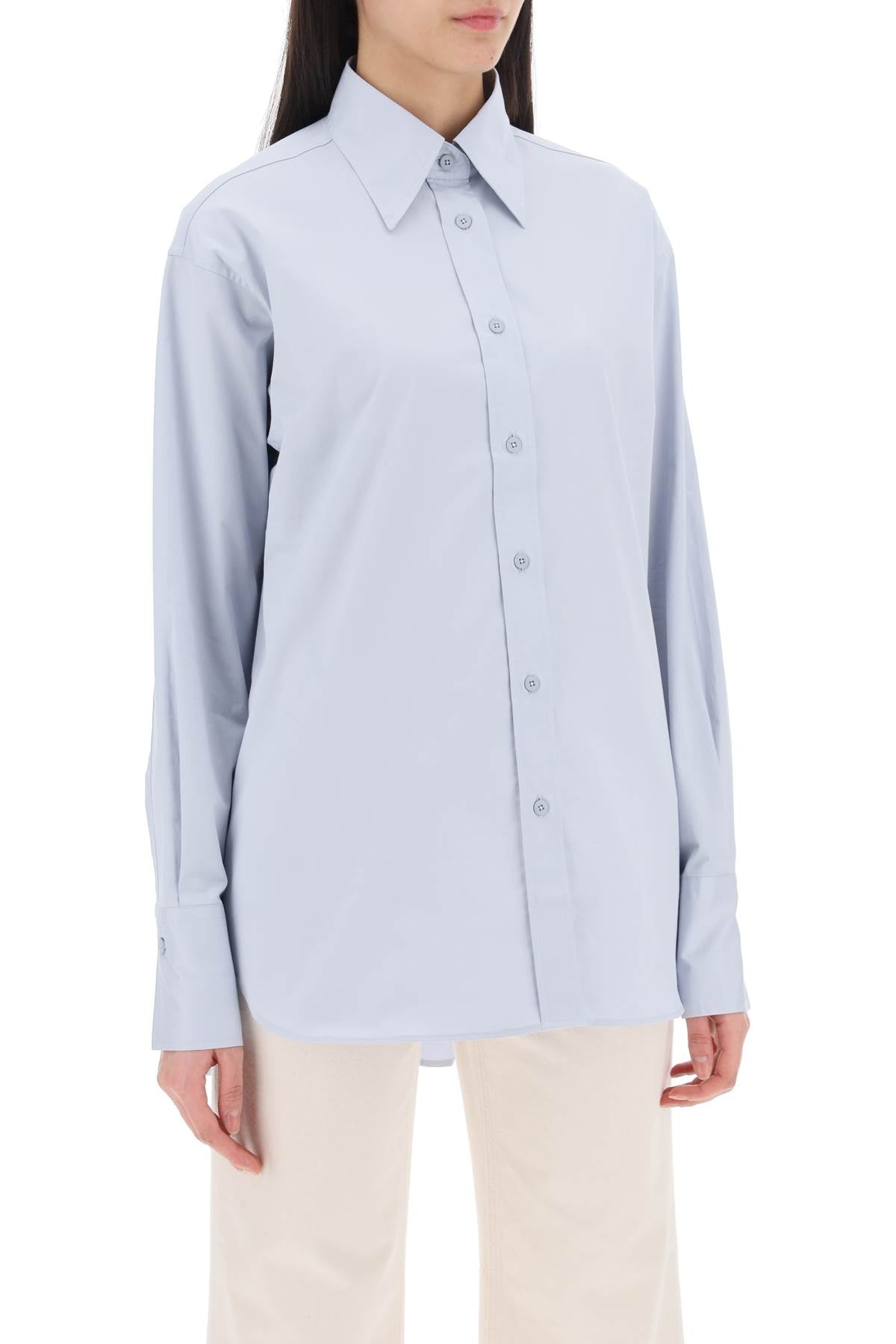 Closed Closed camicia oversize in gabardina di cotone