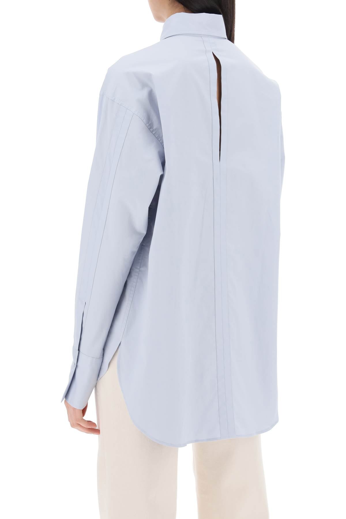 Closed Closed camicia oversize in gabardina di cotone