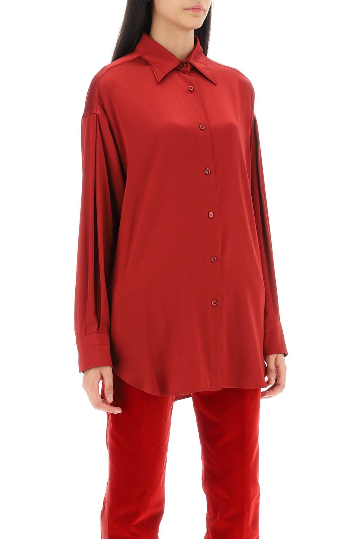 Tom Ford Tom ford stretch silk satin shirt