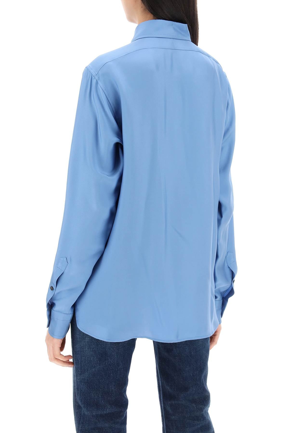 Tom Ford Tom ford pleated bib shirt with