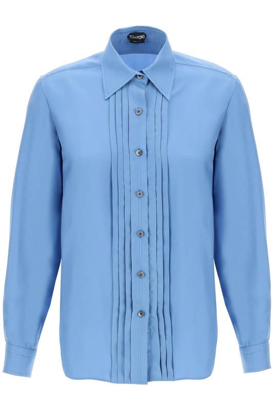 Tom Ford Tom ford pleated bib shirt with