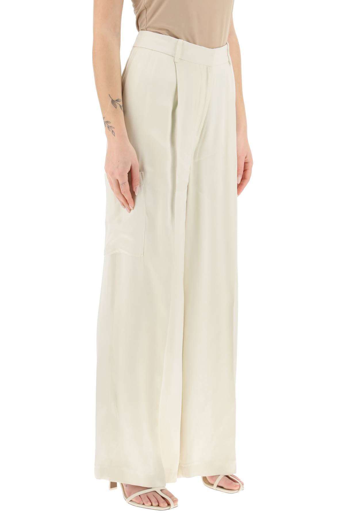 Loulou Studio Loulou studio satin cargo pants