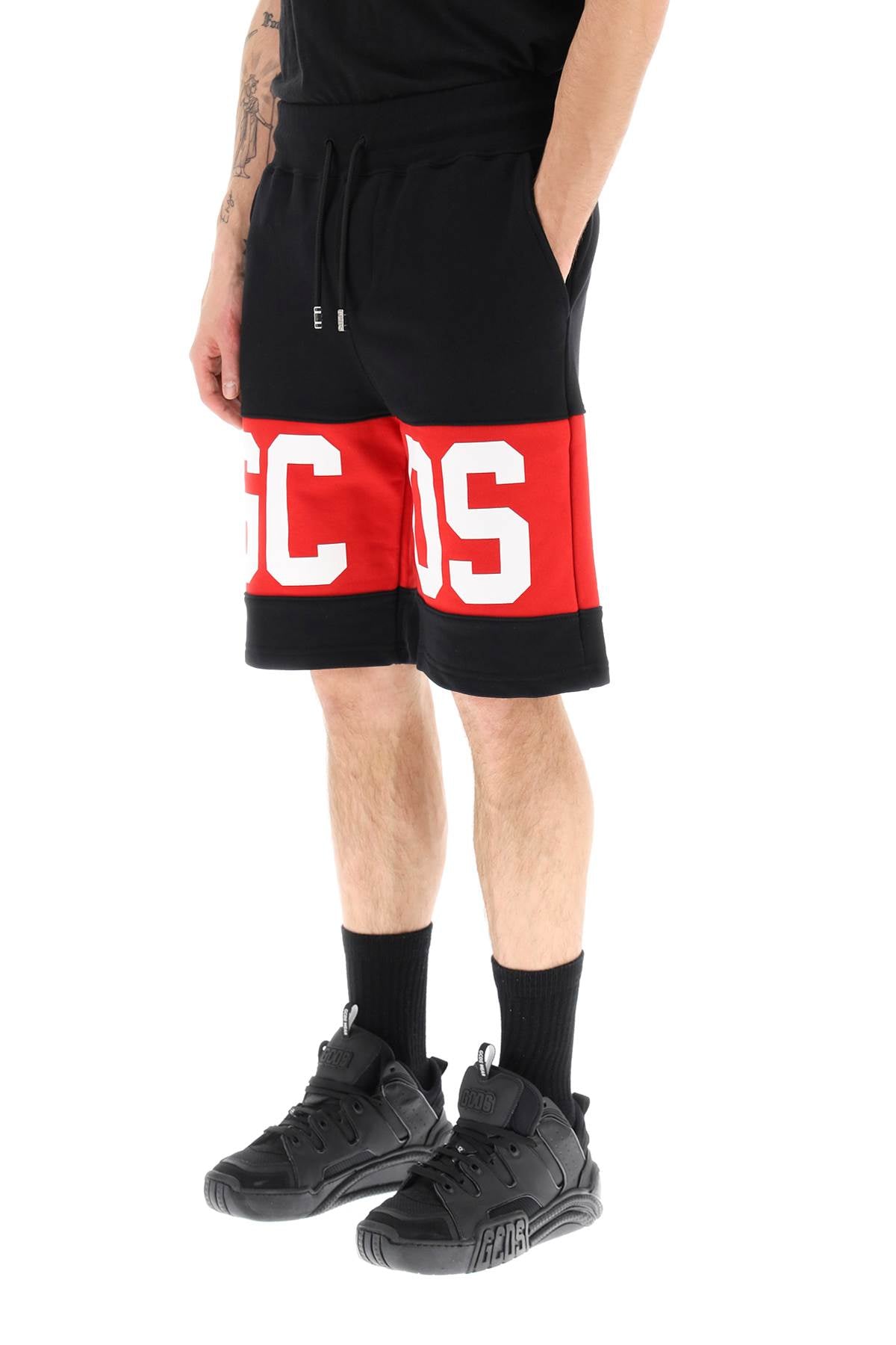 GCDS Gcds sweatshorts with logo bands