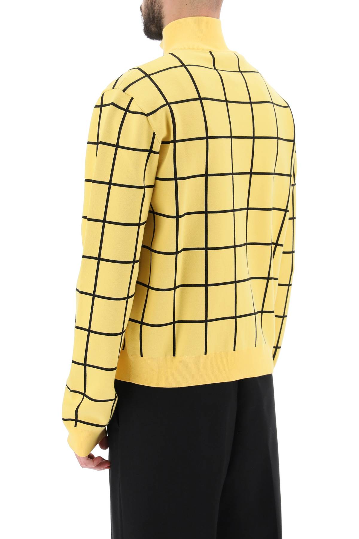 Marni Marni zip-up cardigan with check motif