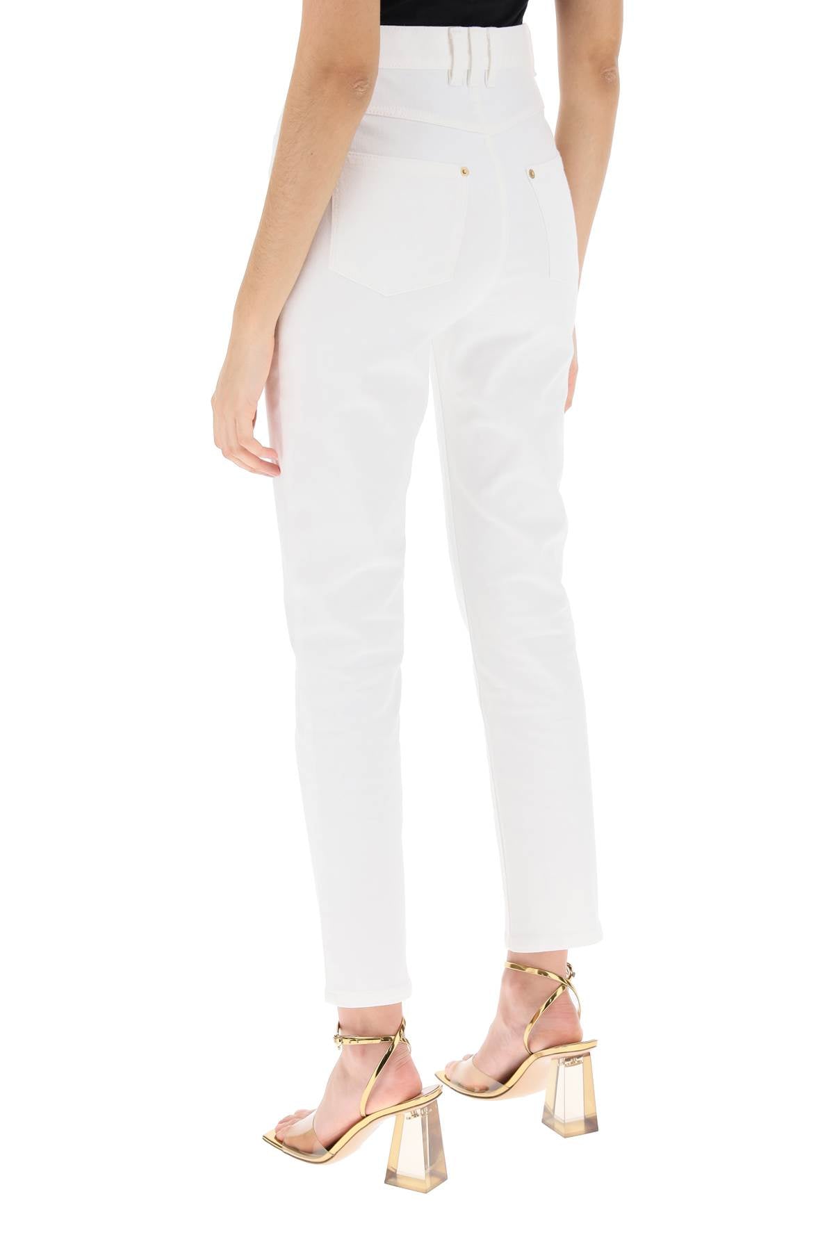 Balmain Balmain high-waisted slim jeans