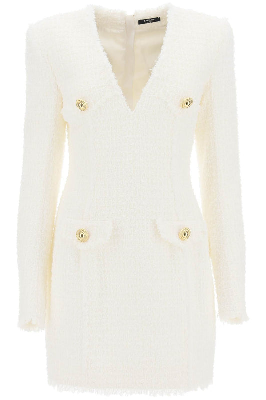 Balmain Balmain mini dress in tweed