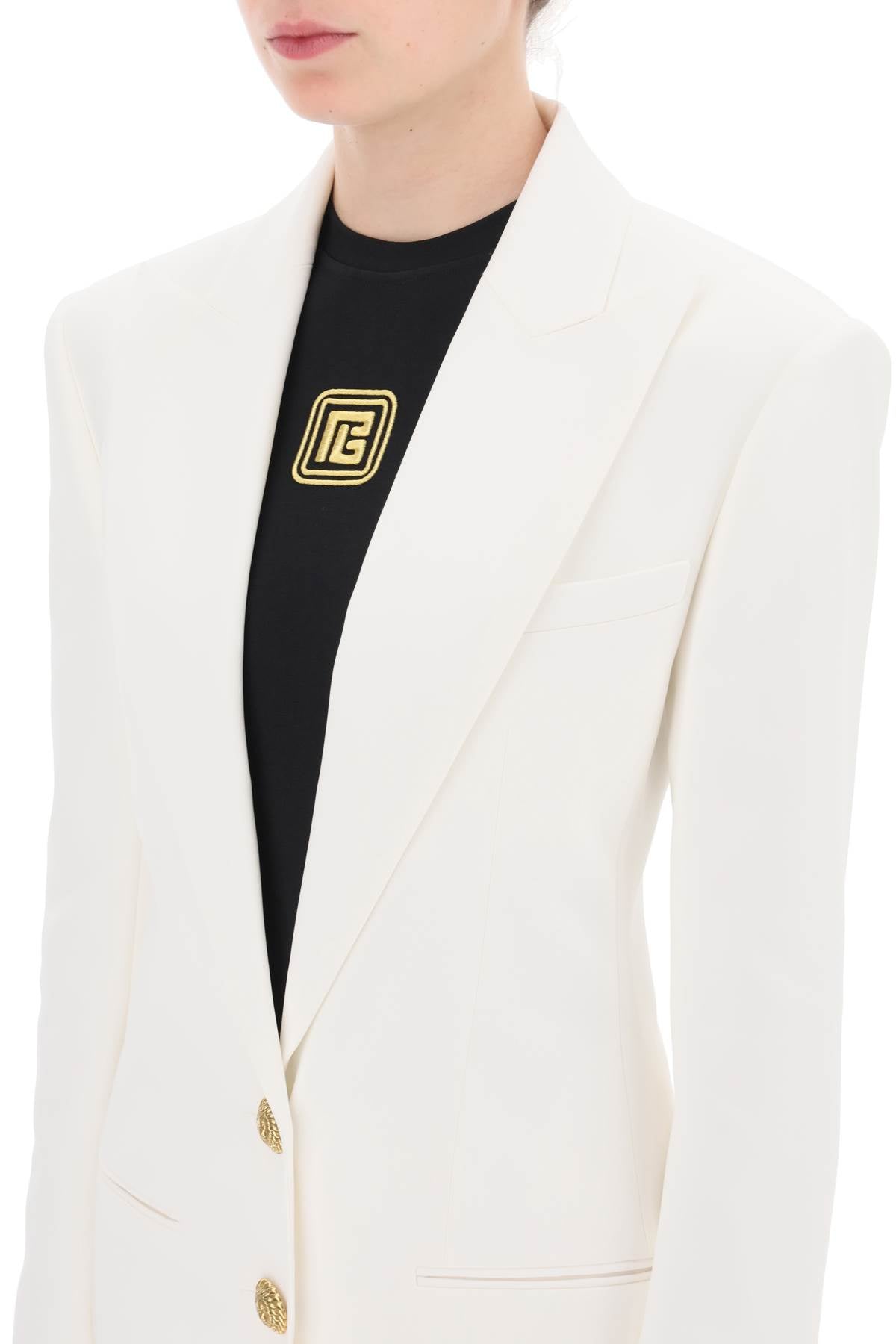 Balmain Balmain fitted single-breasted blazer