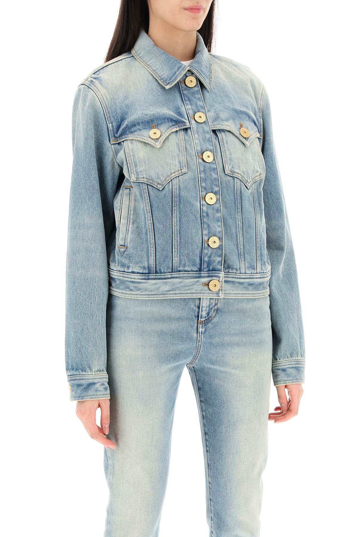 Balmain Balmain western denim jacket