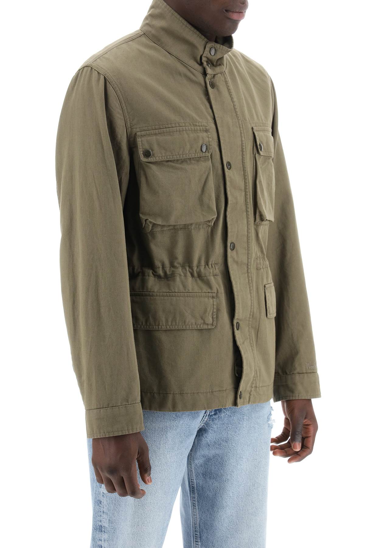 Woolrich Woolrich "field jacket in cotton and linen blend"