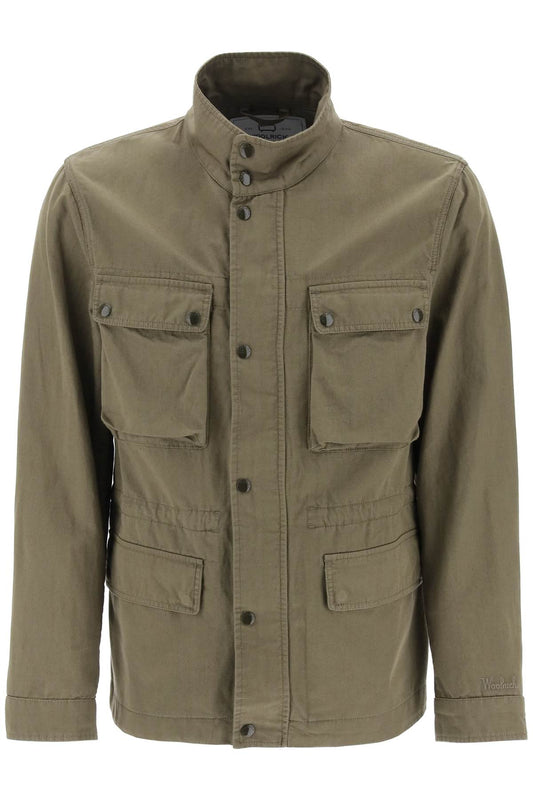 Woolrich Woolrich "field jacket in cotton and linen blend"