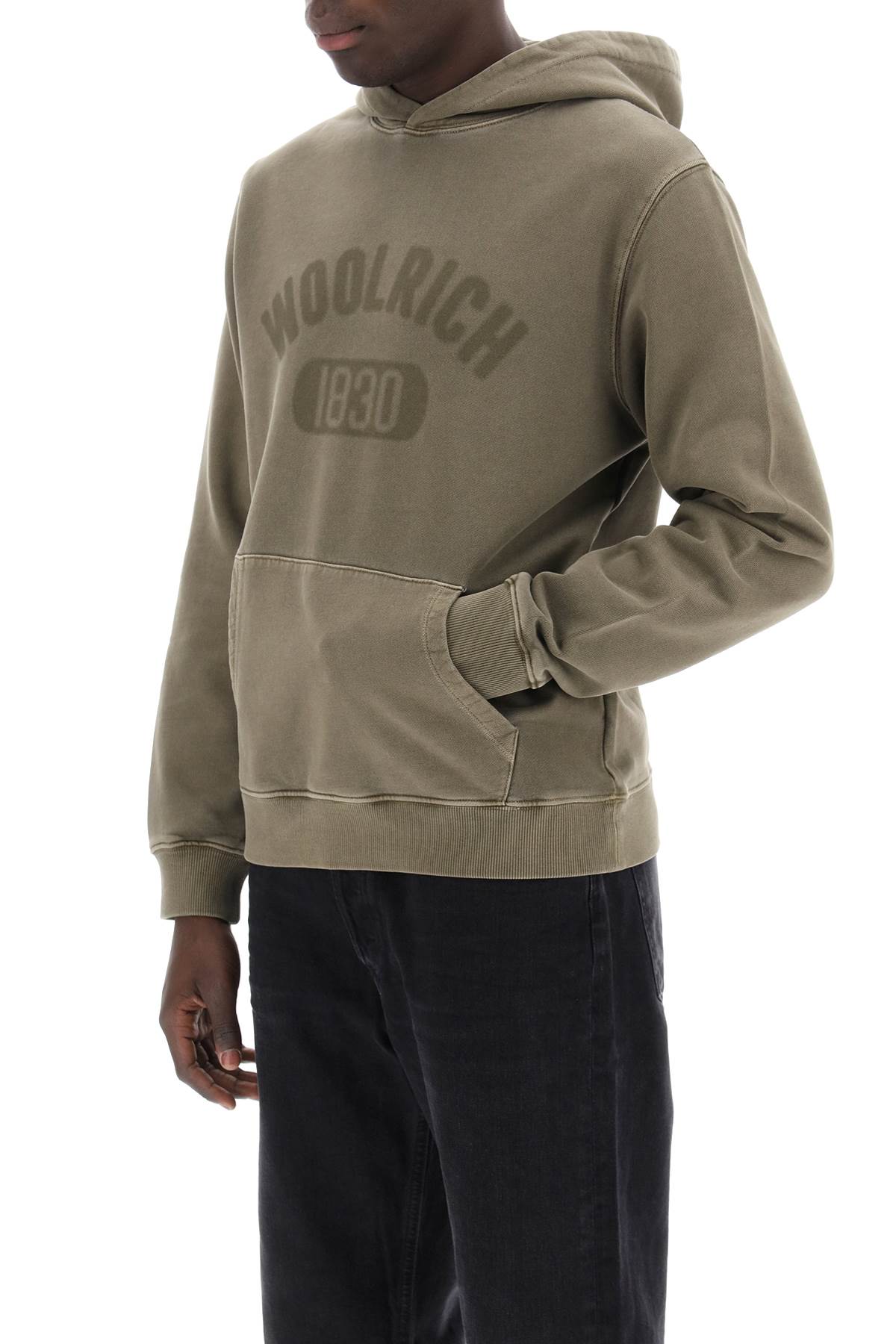 Woolrich Woolrich hooded sweatshirt with faded logo