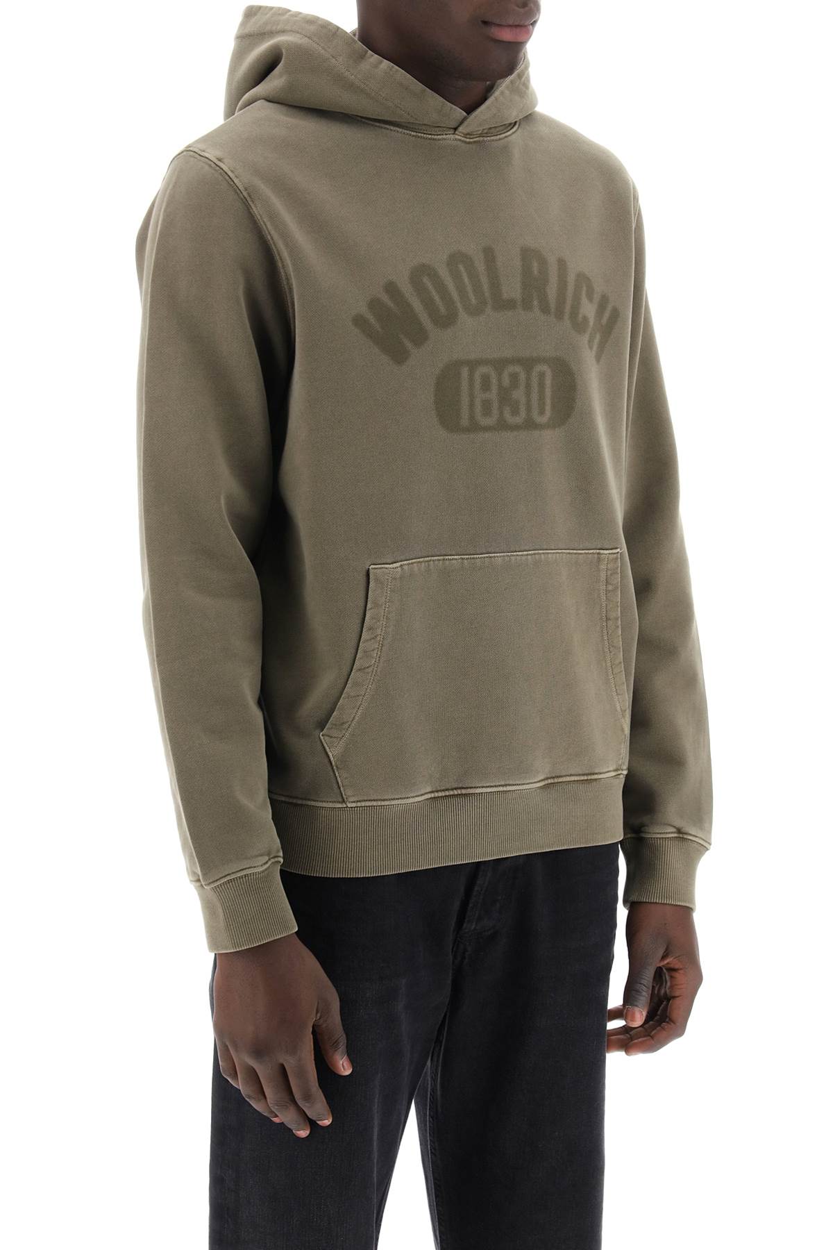 Woolrich Woolrich hooded sweatshirt with faded logo