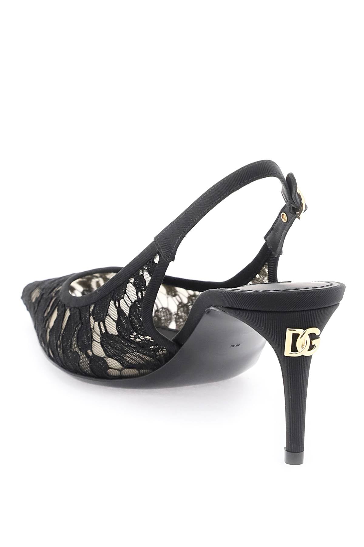 Dolce & Gabbana Dolce & gabbana lace slingback pumps