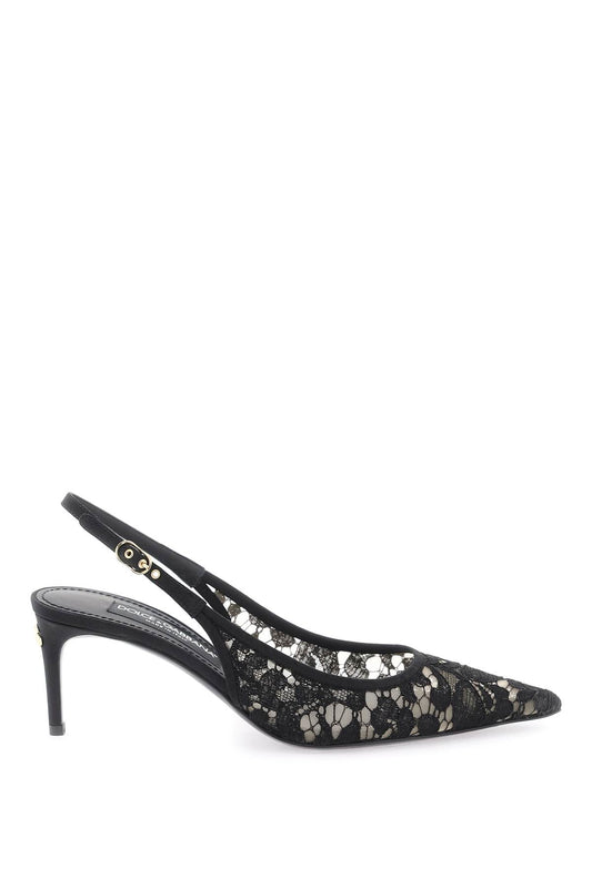 Dolce & Gabbana Dolce & gabbana lace slingback pumps