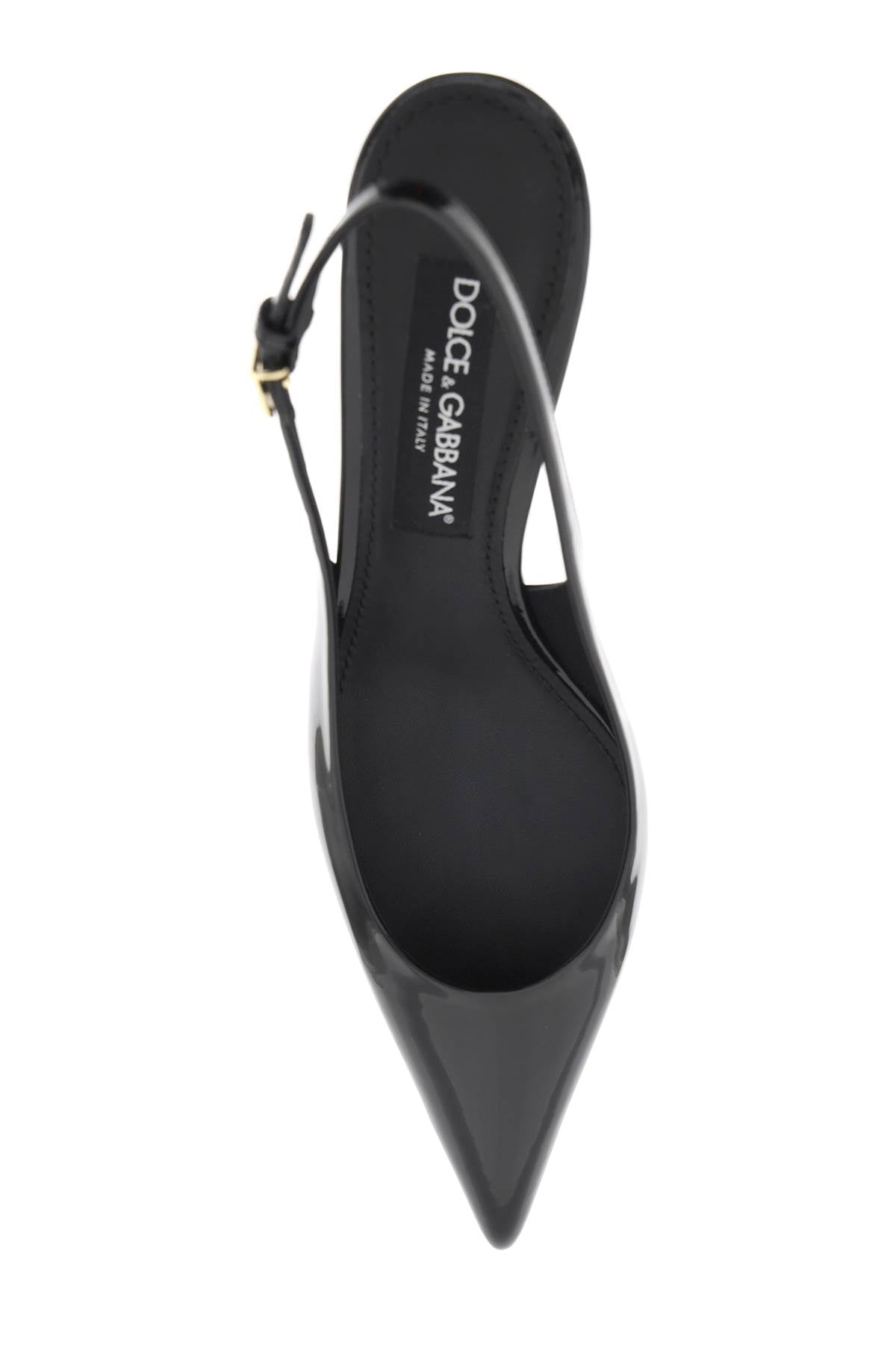 Dolce & Gabbana Dolce & gabbana patent leather slingback pumps