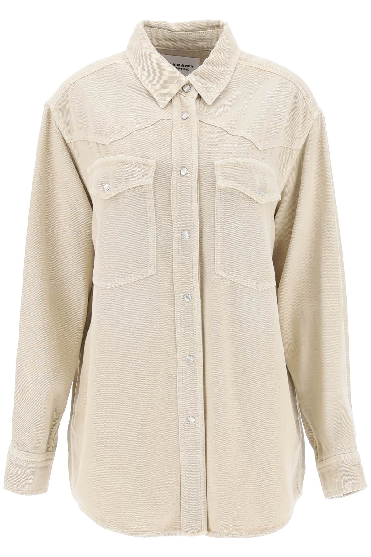 Marant ETOILE Isabel marant etoile 'tainami' light denim shirt